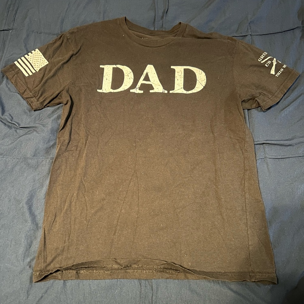 Grunt Style Black DAD Graphic T-Shirt